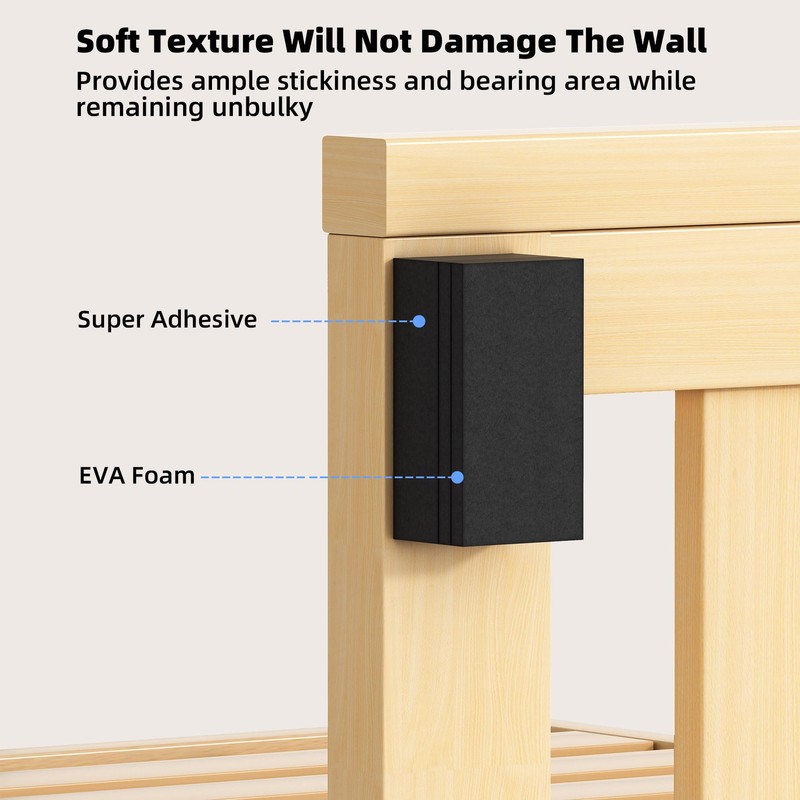 Furniture Wall Protectors, IPEROT 23Pcs EVA Foam Headboard Stoppers for