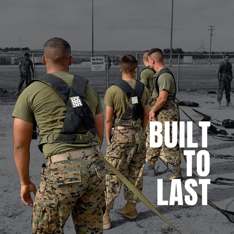 2XSR Pull Sled Harness with Drag Strap for Fitness Strength