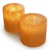 Pink Salt Wall 2 Himalayan Salt Candle Holder Cylinder Shaped