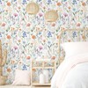 Sevalo Floral Peel and Stick Wallpaper Wildflower Boho Nursery17.3”×78.7”