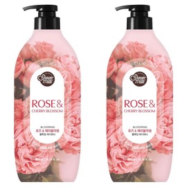 Shower Mate Blooming Body Wash Rose & Cherry Blossom, 900g, 2 pcs / 샤워메이트 블루밍 바디워시 로즈 앤 체리블러썸, 900g, 2개