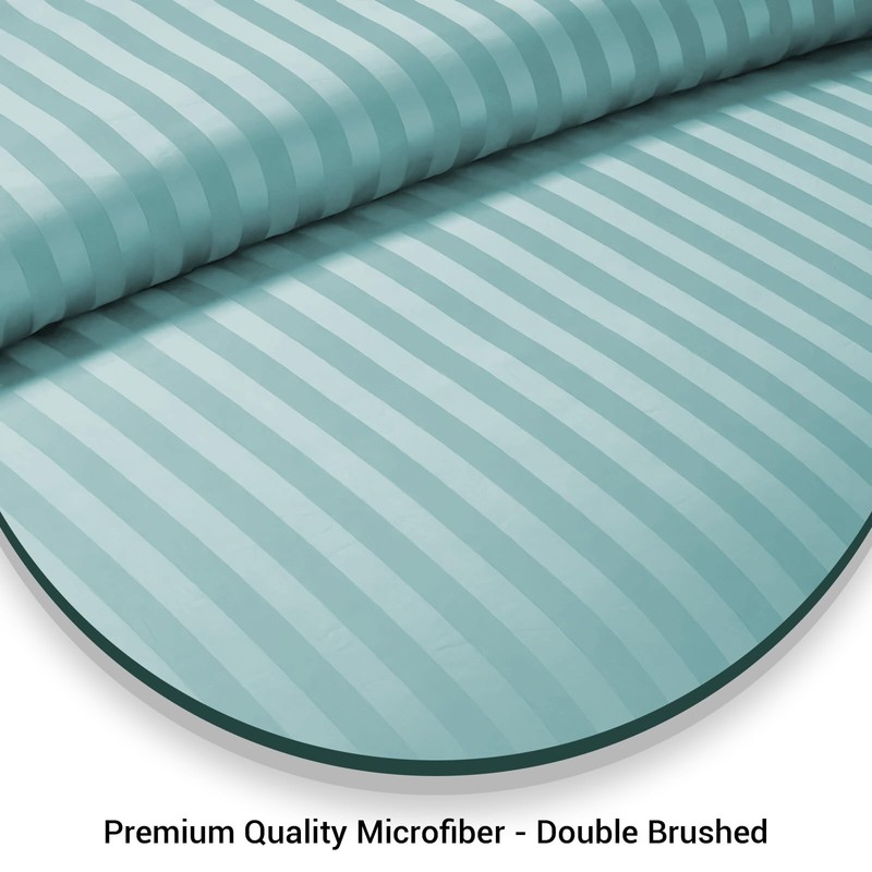 Pamposh Satin Stripe Double Duvet Set - Premium Hotel Quality
