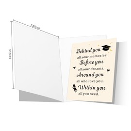 Graduation Cards 2025, Graduation Announcements 2025 Gifts, Senior 2025 Gifts for Girls Class of 2025 High School College Graduation Present for Her Him, Graduation Party Invitation Card for Classmate
