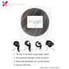 Beaute Galleria Hair Donut Bun Maker Ring Style Mesh Chignon