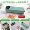 xoermioy 3 in 1 Mini Bag Vacuum Sealer with 15