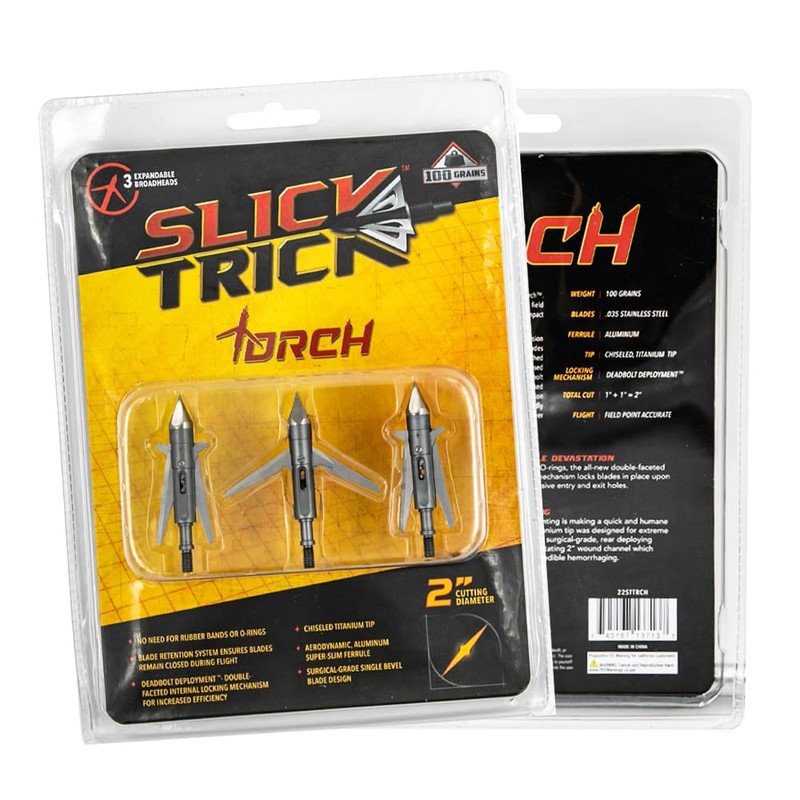 Slick Trick Torch, Rear Deploy Mechanical, 2 Blade