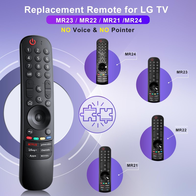 Replacement for LG-Smart-TV-Remote-Control,Universal for LG Magic Remote Compatible with Smart