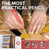 Nicpro Nicpro 3 Pack CP3000 Carpenter Pencil with Sharpener, Mechanical