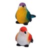 BESPORTBLE 2Pcs Vivid Resin Bird Figurines Realistic Garden Decorations for