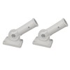 2Pcs Adjustable Flag Pole Holder Aluminium Alloy Metal Wall Mount