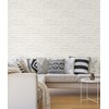 York Wallcoverings Magnolia Home Brick and Mortar White Peel and