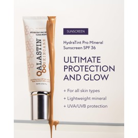 ALASTIN Skincare HydraTint Pro Mineral Sunscreen SPF 36 (3.2 oz) | 2-in-1 Tinted Daily Sunblock Moisturizer for Face & Neck | Fragrance-Free, Water Resistant