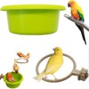 Jindizi 1 Pcs Bird Bath for Cage Small Bird Bath