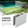 ZUDKSUY 4Pcs For 8-10mm Thick Glass to Glass Clamp 180°
