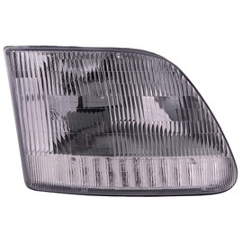 HEADLIGHTSDEPOT Headlight CAPA Certified Right Passenger Side Compatible with 1997-2002 Ford Expedition All Models/ 97-03 F-150 All Models/ 04 F-150 Heritage