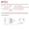APIELE 22mm Metal Emergency Stop Push Button Swicth Latching 12V-250V