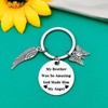 Baipilu Brother Memorial Keyring Memorial Sympathy Keyring Loss of Brother