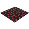 Rapeseed Cushion 24 x 24 cm Cherry Black