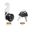 PATIKIL Cabinet Drawer Lock with Keys 2 Pcs 5/8" (16mm)