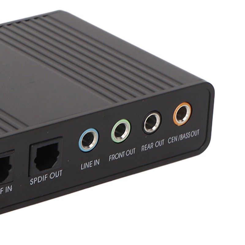 USB Sound Card 6 Channel 48kHz Sampling Rate Analog Play