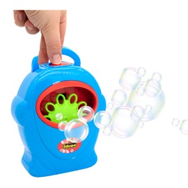Idena 40228 Bubble Machine for Children from 6 Years Including 118 ml Bubble Liquid, Blue