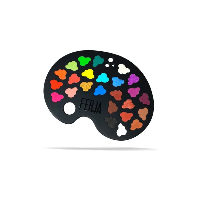 Godette By Ferja |paleta De Sombras 25 Colores Profesionales