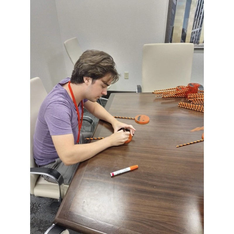 Trick r Treat Sam UnBitten Lollipop Prop Pumpkin Sucker Signed