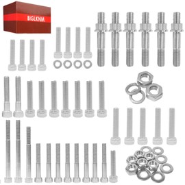 BIGLKNM Titanium Cylinder Head Studs Nuts & Engine Bolt Kit Compatible with Yamaha 1988-2006 Blaster 200 YFS200