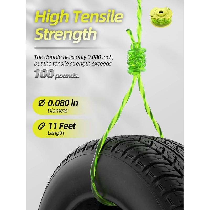 Pack of 11 Updated Model Replacement Grass Trimmer Spool Works