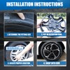 17 Inch Hubcaps Wheel Covers, Universal Hub Caps Set of