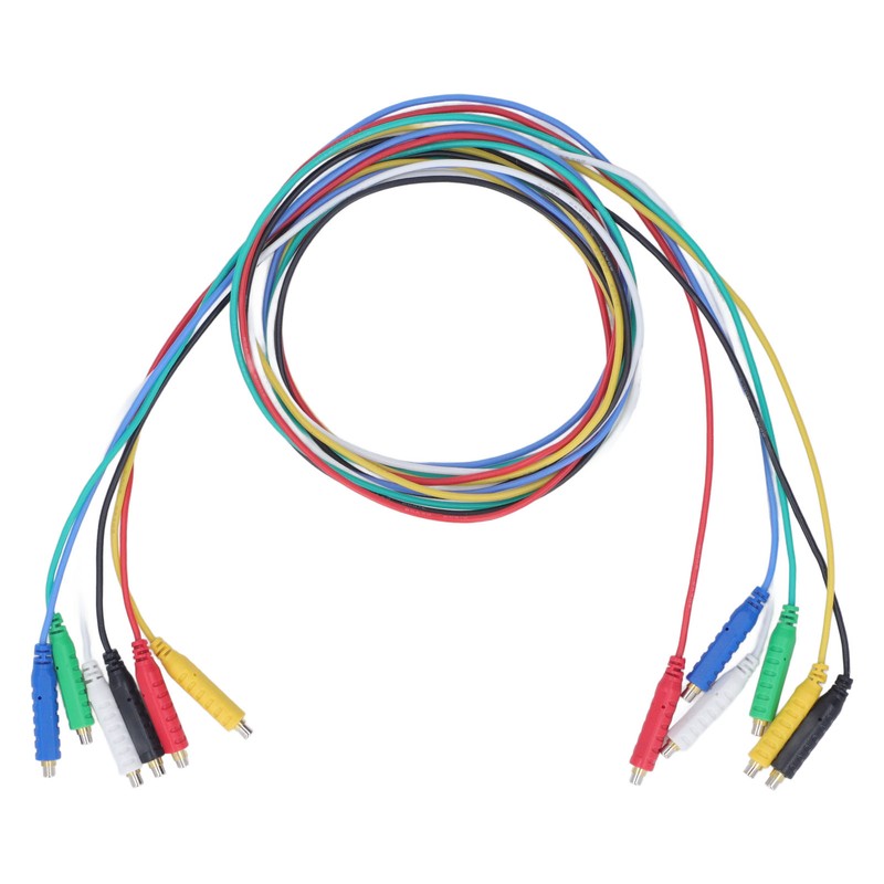 6PCS Magnetic Test Leads Silicone Soft Flexible Jumper Test Wires