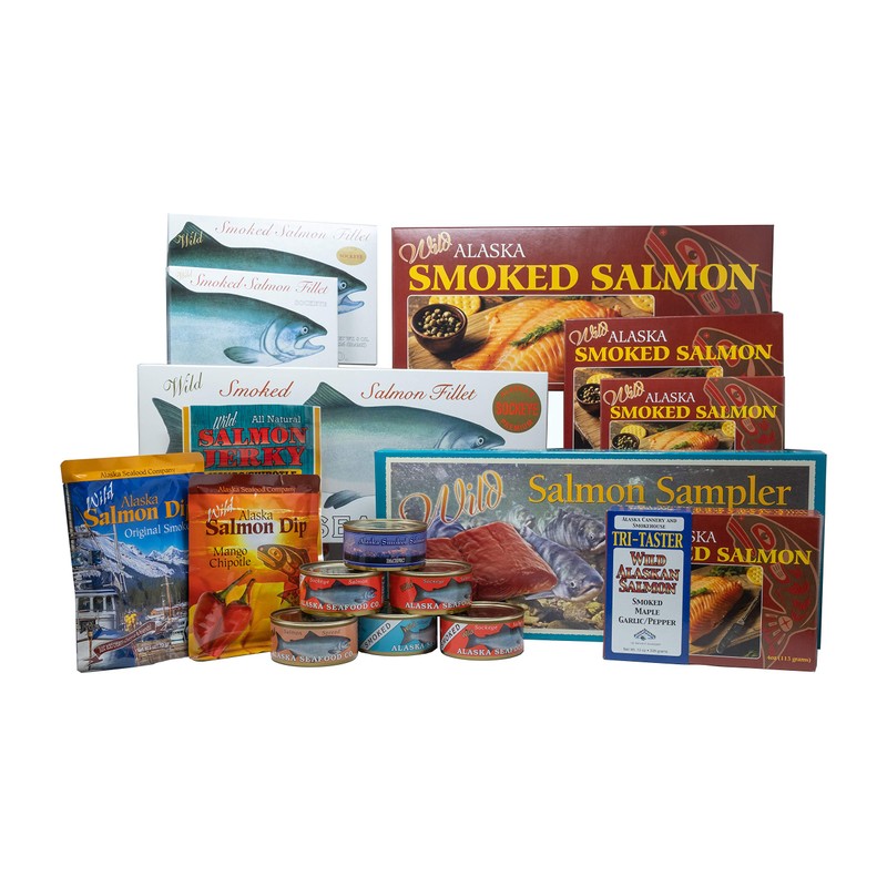 Alaska Seafood Smoked Pacific Salmon 4oz fillet