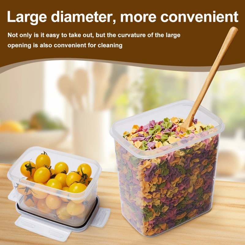 24pcs Sealed plastic food storage container set is suitable for