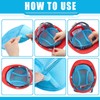 6 Pcs Hard Hat Liner Sweatband Air Mesh Safety Helmet