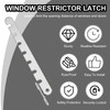 sourcing map Window Restrictor Latch Window Safety Lock Stopper, Limit