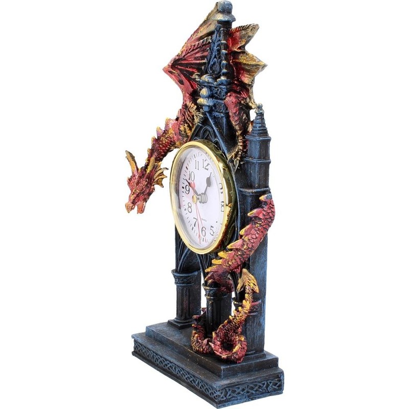 Nemesis Now AL50380 Time Guardian Clock 17cm Red
