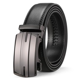 FALAN MULE Mens Belt,Slide Leather Ratchet Belt for Mens