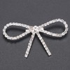 TOPINCN Diamond Rhinestone Bow Accessories Broches Claw Diamonds Bows Brooch