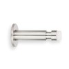 Wall Mounted Doorstop | Natural Silicone White Rubber | Adhesive