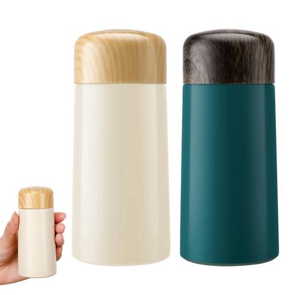 saerryor 2 Pack 150ML Small Thermal Flask for Hot and