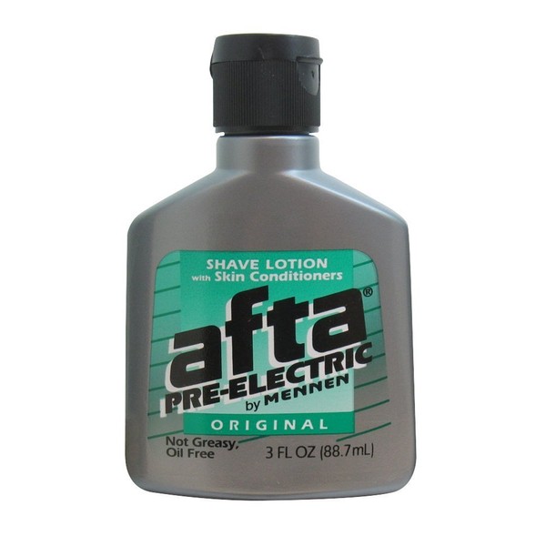 Afta Pre-Electric Shave Lotion With Skin Conditioners Original 3 oz (6 pack)