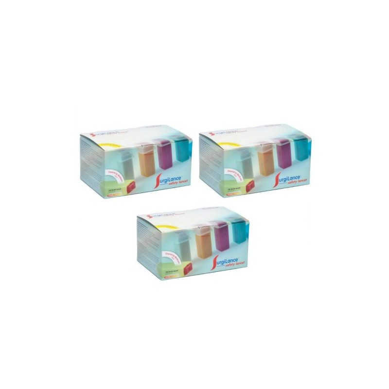 Surgilance One Step Self Retracting Lancet Gray 1.8 Mm 300