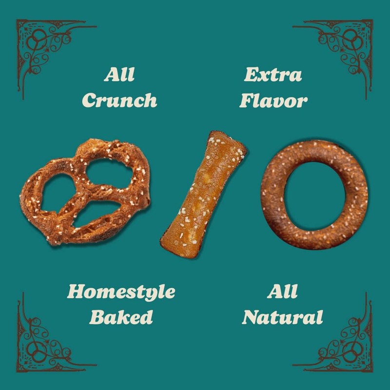 Unique Snacks Variety Pack with Original Splits Pretzels, Shells, and