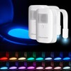 2 Pack Rechargeable Toilet Night Light with Motion Activated Sensor,
