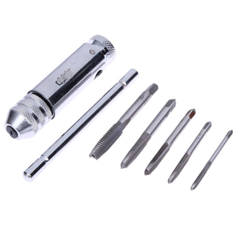 MALAYAS - HSS M3-M8 3mm-8mm T-Handle Reversible Ratchet Wrench Tapping