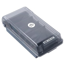 dohobby Business Card Case Organizer Business Card Holder for Desk Credit Card Holder File Business Card Holders Box Storage