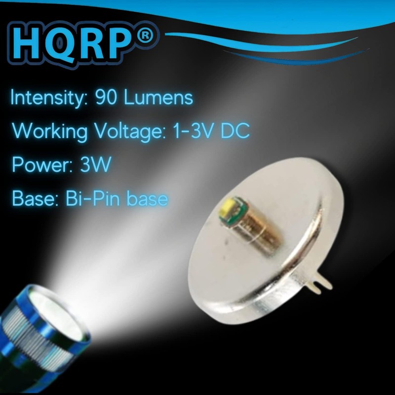 HQRP Set: 2PCS Hight Power 3W Extra Bright 90 Lumens