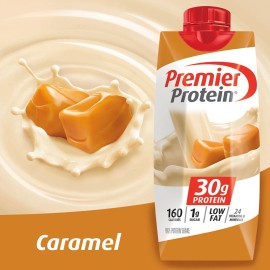 Premier Protein Shake, Caramel, 30g Protein, 11 fl oz, 4 Ct ONEDAYY SHIPP!!!