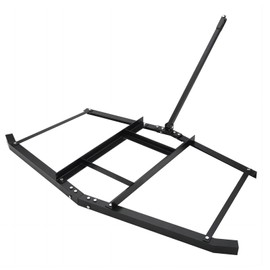 Amenitlif 74" Width Driveway Drag, Drag Harrow Driveway Grader with Adjustable Linkage, Heavy-Duty Tow-Behind Lawn Rake for ATV, UTV, Garden Lawn Tractors