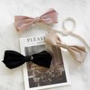 (3 types) Burnaby Soft Lovely Hair Ribbon Pin Indie Pink
